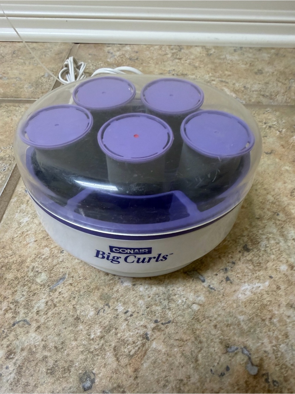 Big Curls Electric Hot Rollers - Purple & White - Picture 2 of 4